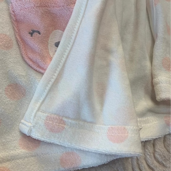 Carters baby bathrobe Toddler bath shower pink - Picture 6 of 7